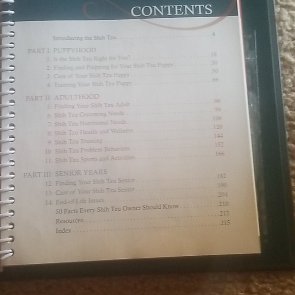 Shih Tzu Dog Life Care Book - Picture 3 of 3